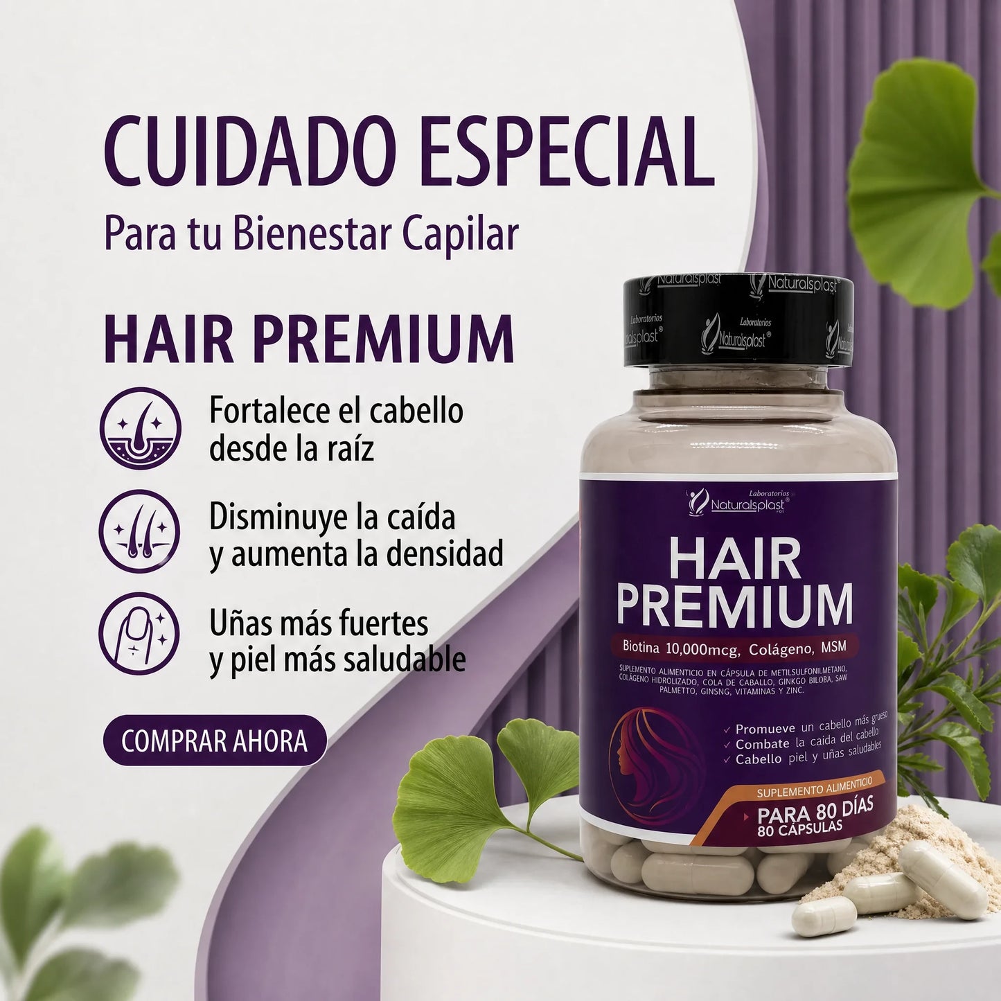 Cabello Más Fuerte desde la Raíz
